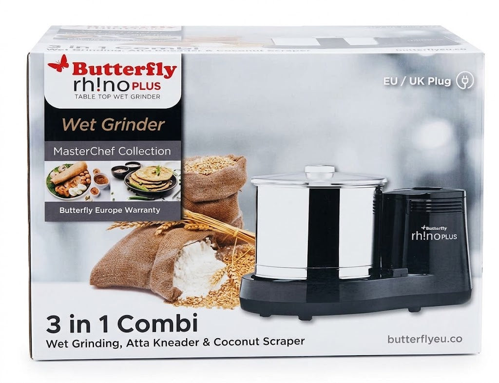 Butterfly Rhino Plus Table Top Wet Grinder (3 in 1 Combi)