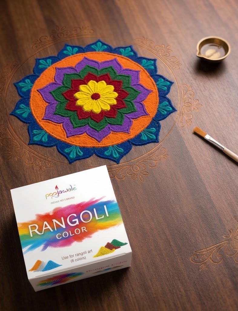 Rangoli Color (Pack of 6)