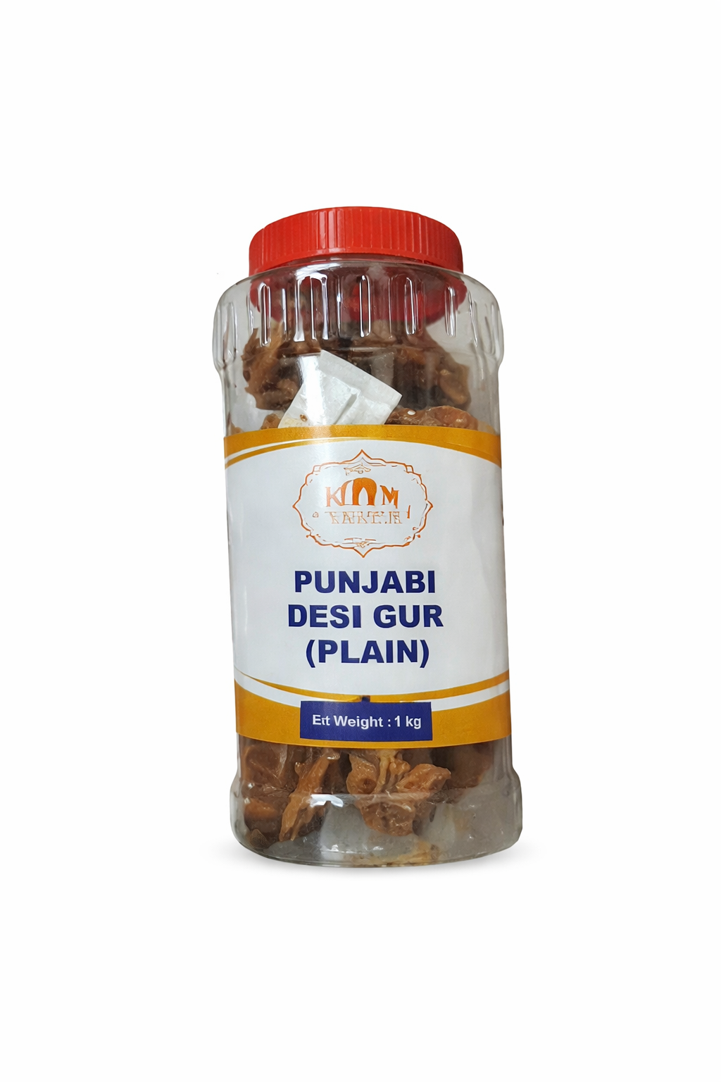 Lakshmi Punjabi Desi Gur (Plain ) jar 1kg