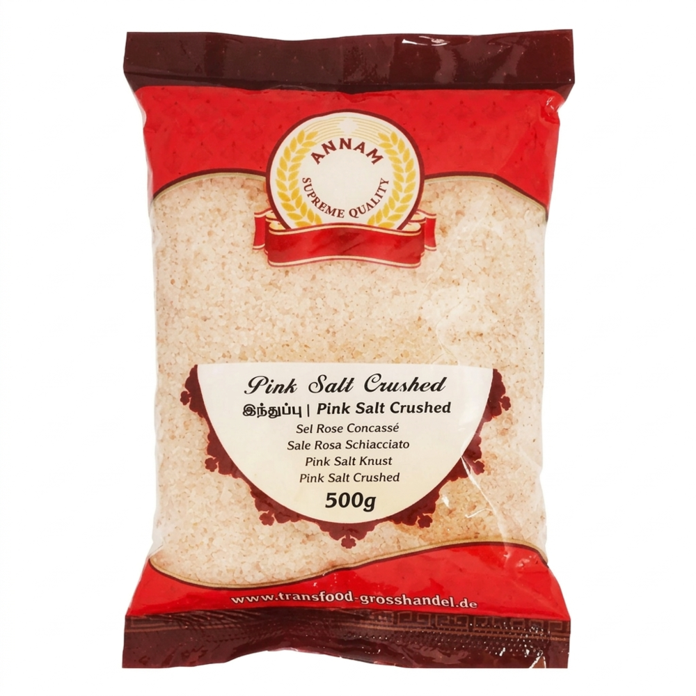 Annam Crushed Himalaya Pink Salt 500g