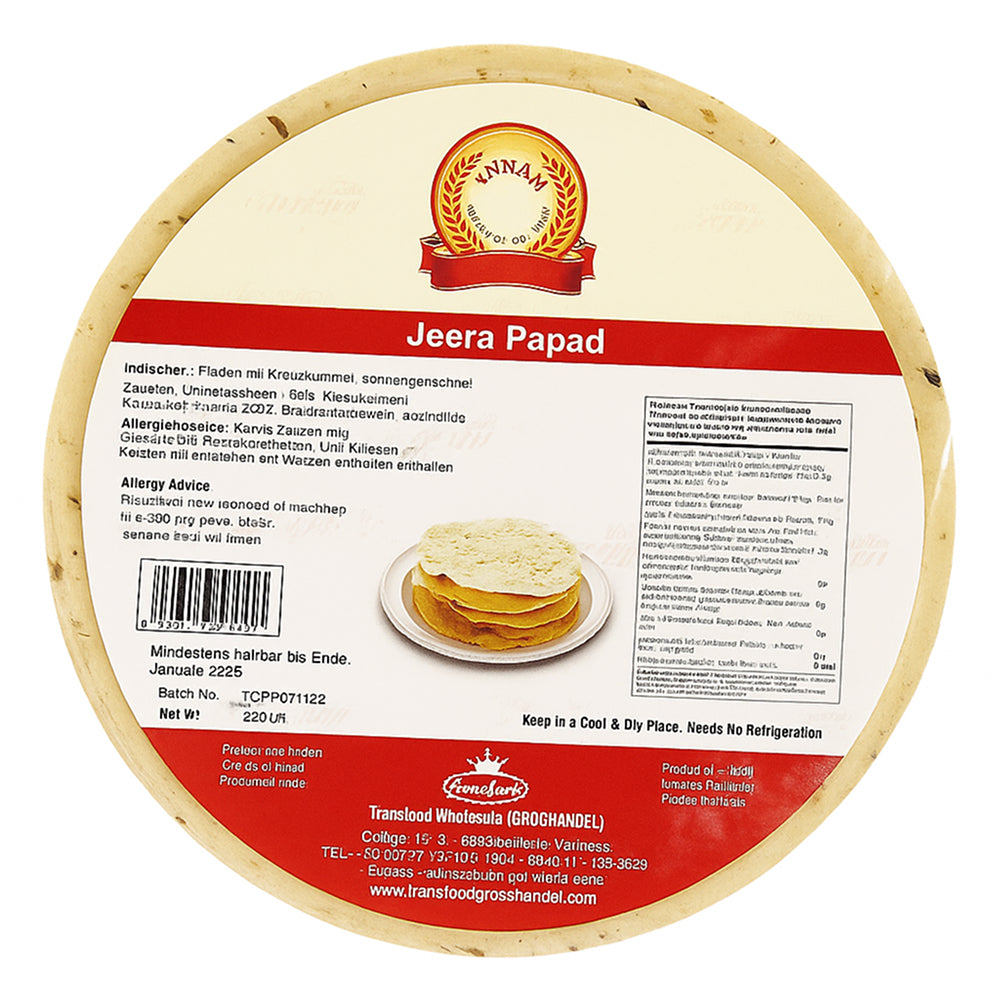 Annam Jeera papad 200g