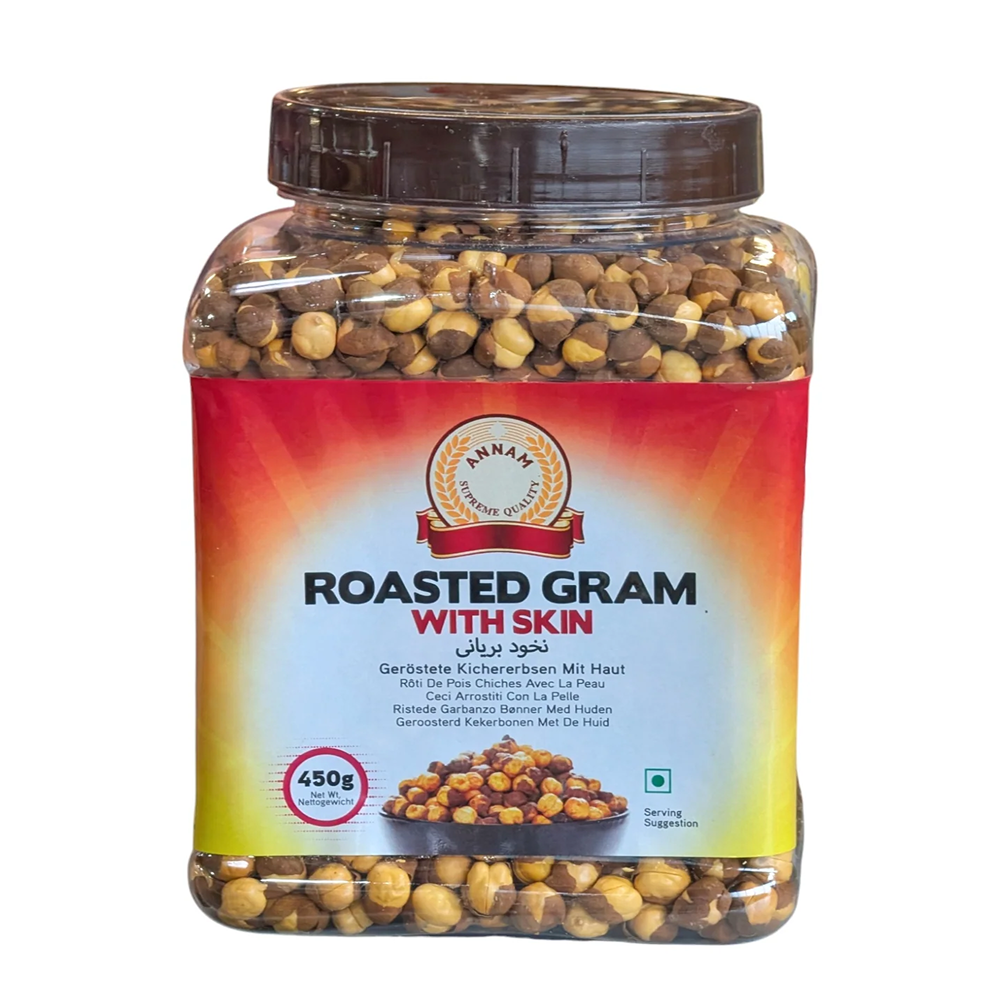 Annam Roasted Chana with Skin 450g