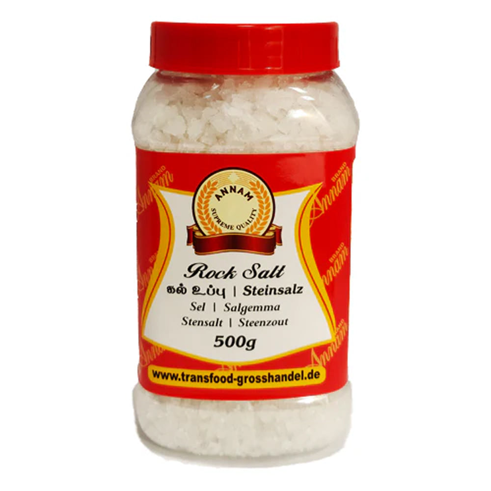 Annam Rock Salt Bottle (Meersteinsalz) 500g