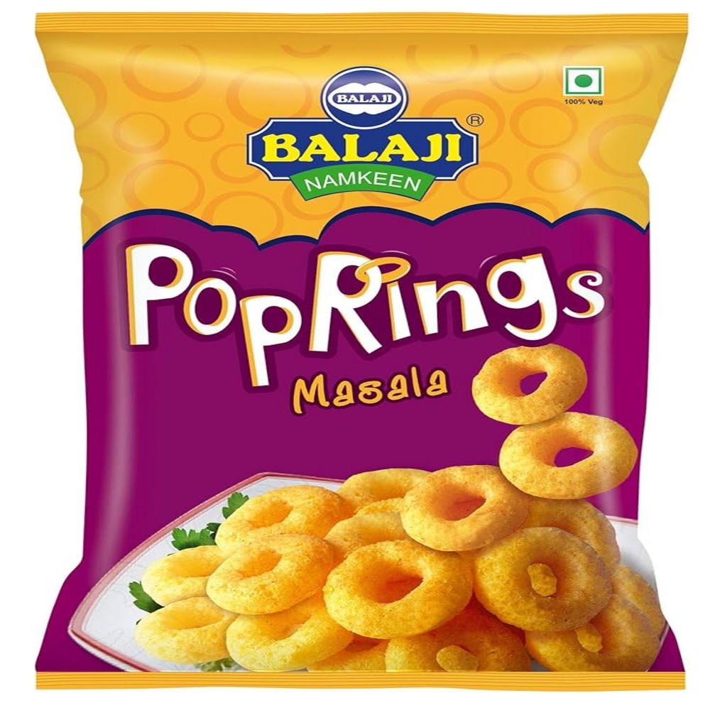 Balaji Masala Pop-Rings 65g (BUY 1 GET 1)