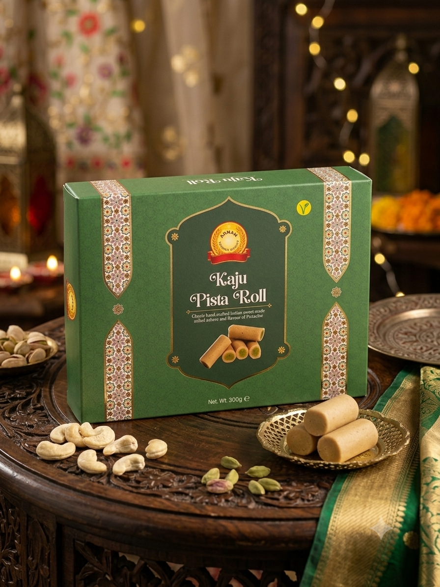 Annam Kaju Pista Roll 300g