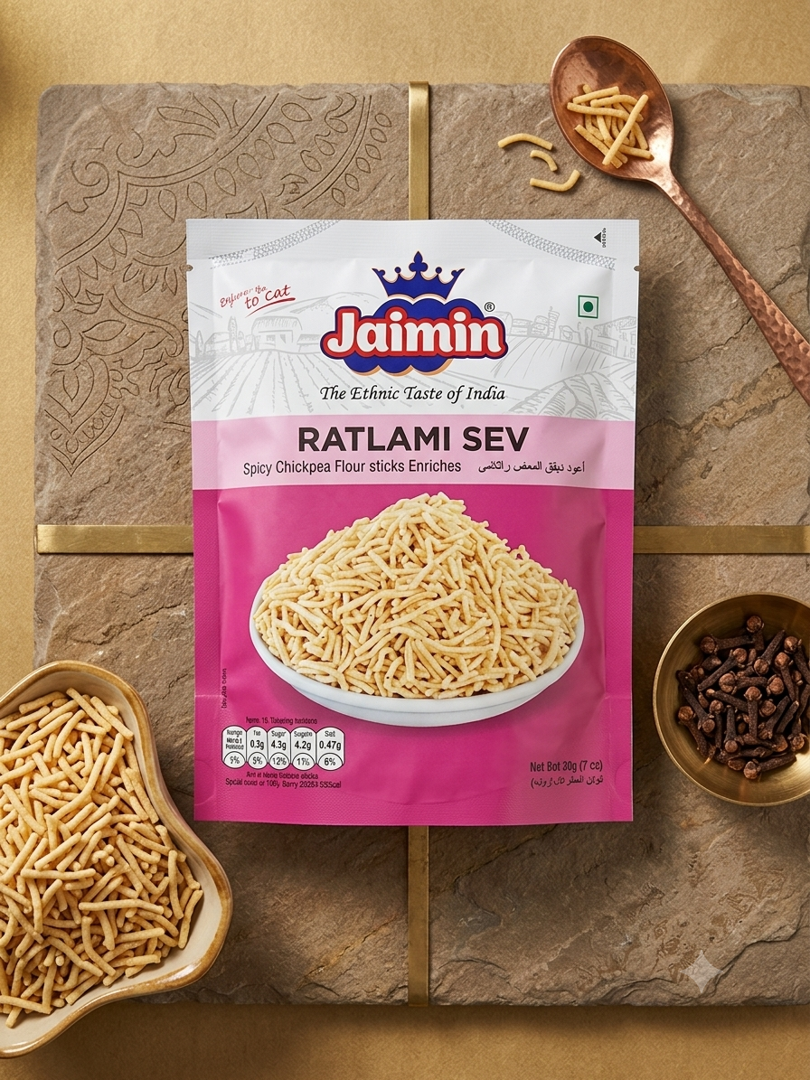 Jaimin RATLAMI SEV uzkodas 200g