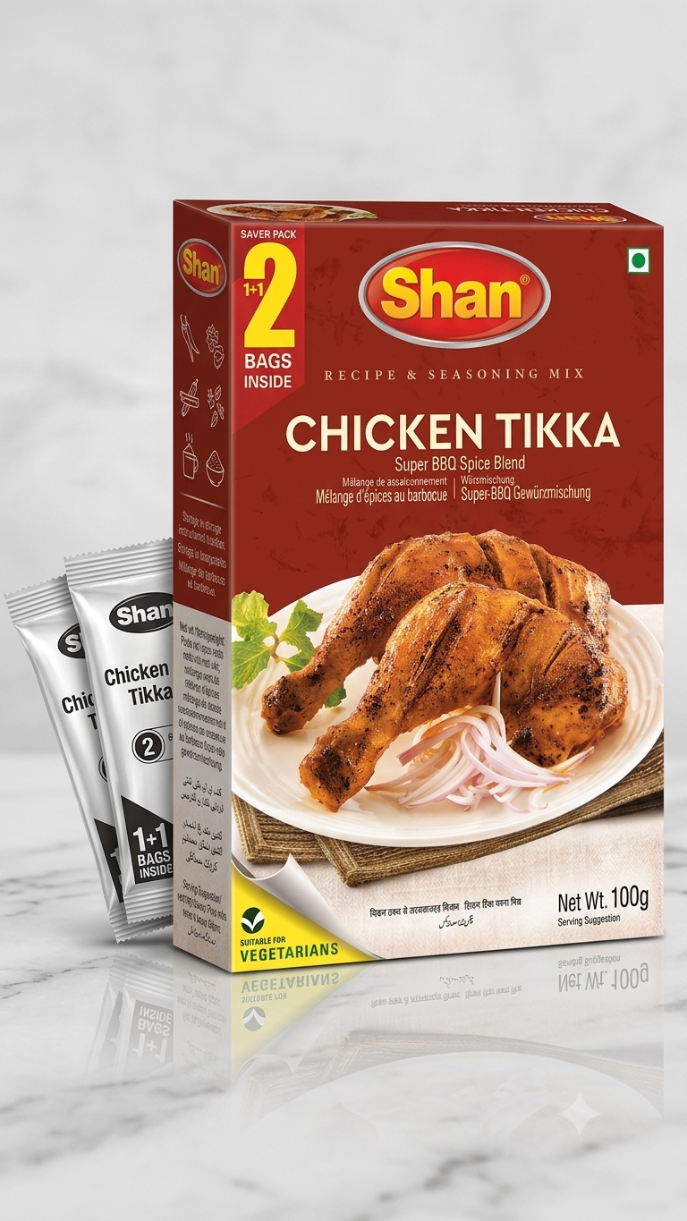 Shan Chicken Tikka Double Pack 100g