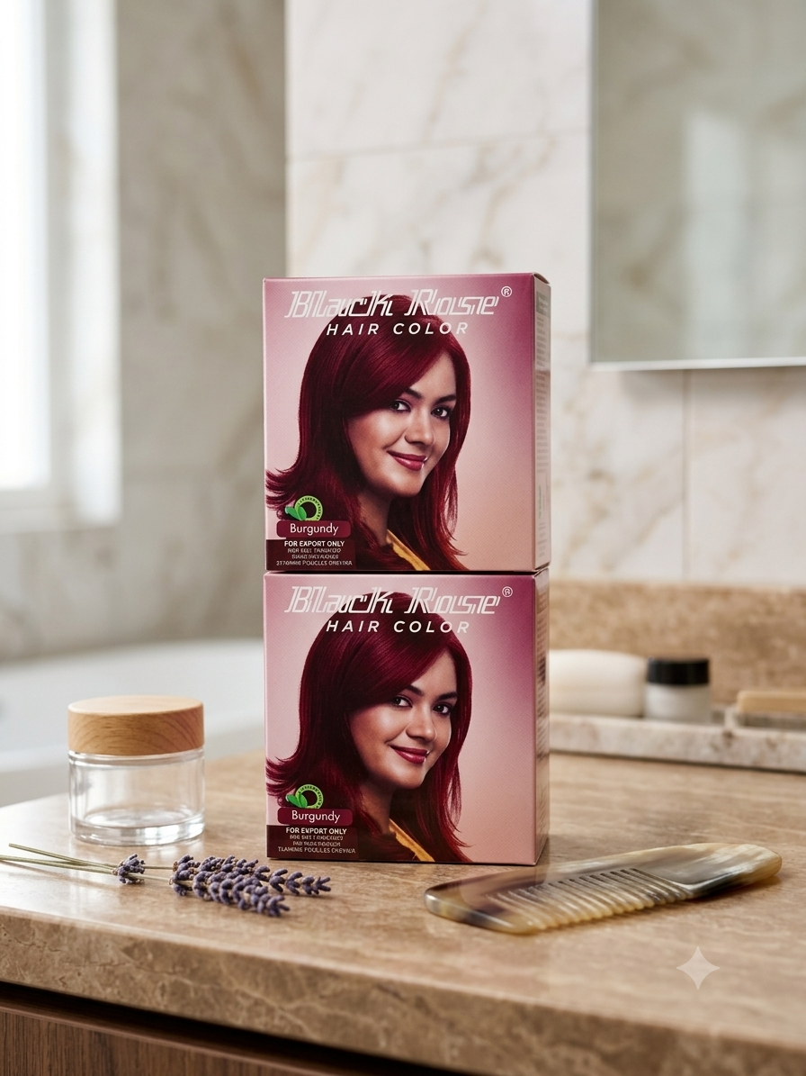Black Rose Hair Color Burgundy (50g)