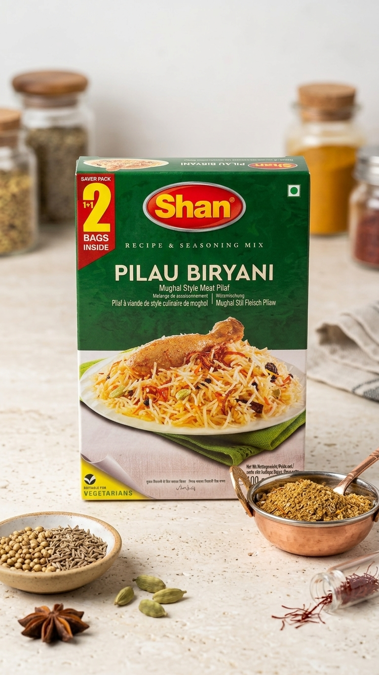 Shan Pilau Biryani Double Pack 100g