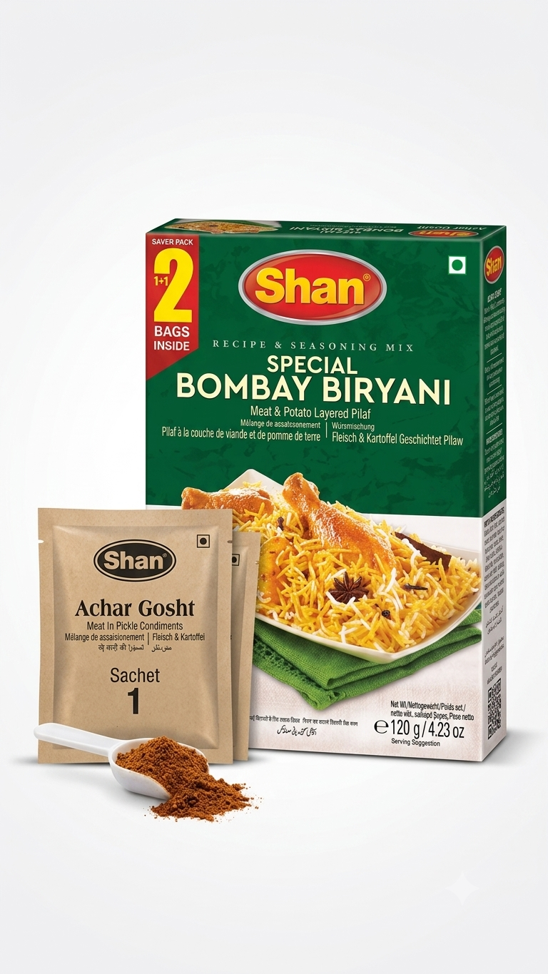 Shan Special Bombay Biryani Masala Double Pack 120g