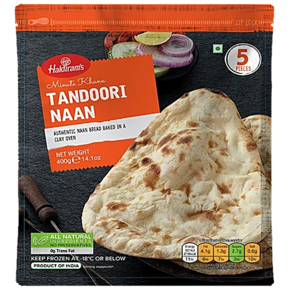 Haldiram Tandoori Naan 400g