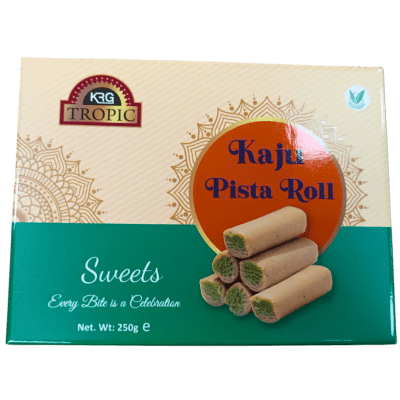KRG Tropic Sweets- Kaju Pista Roll 250g
