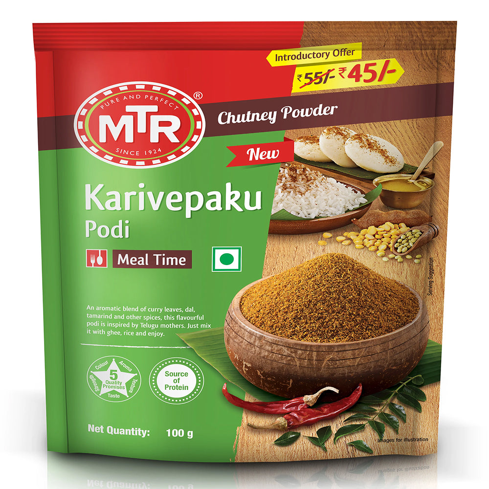 MTR Karivepaku Karam Podi 100g