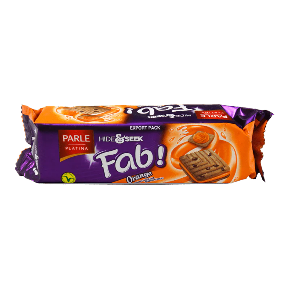 Parle Hide & Seek Fab Orange Biscuits 112g