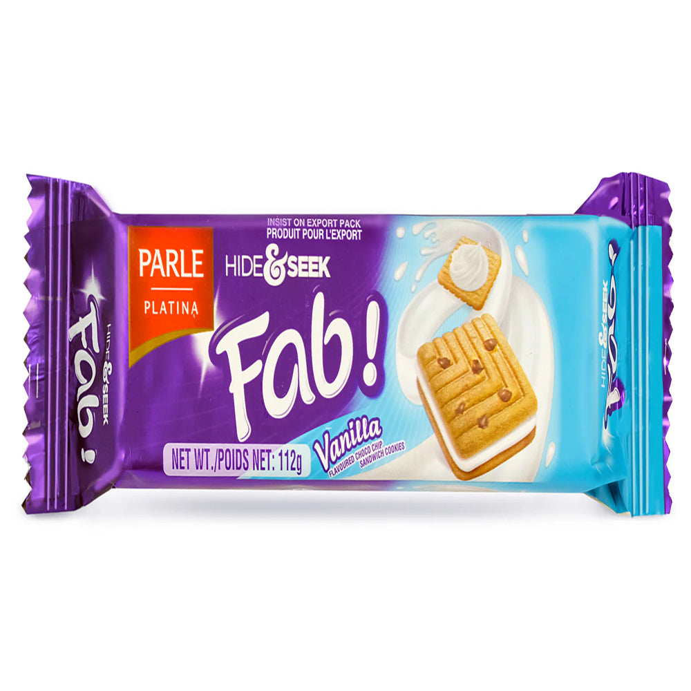 Parle Hide & Seek Fab Vanlla Biscuits 112g