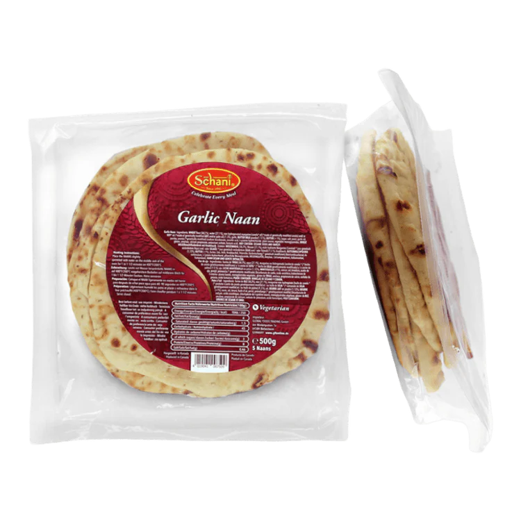 Schani Garlic Naan 5 (500g)