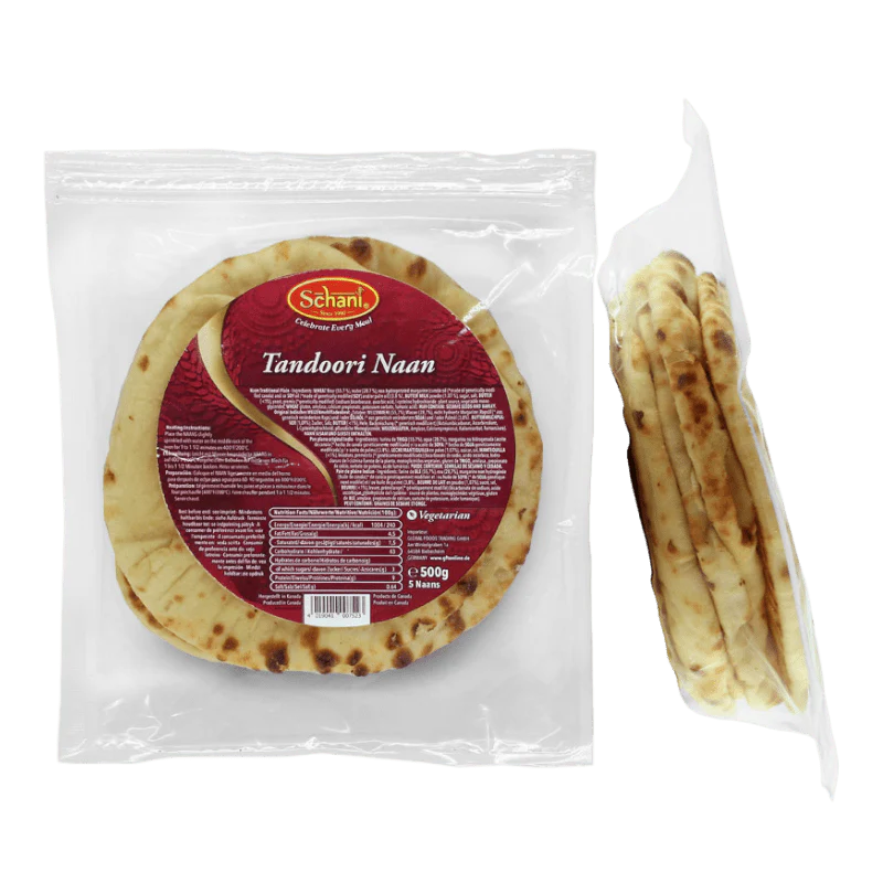Schani - 500g Tandoori Naan 5 pieces
