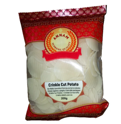 Annam Crinkle cut potato Chips 400g