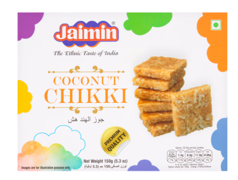 Jaimin Coconut Chikki 150g