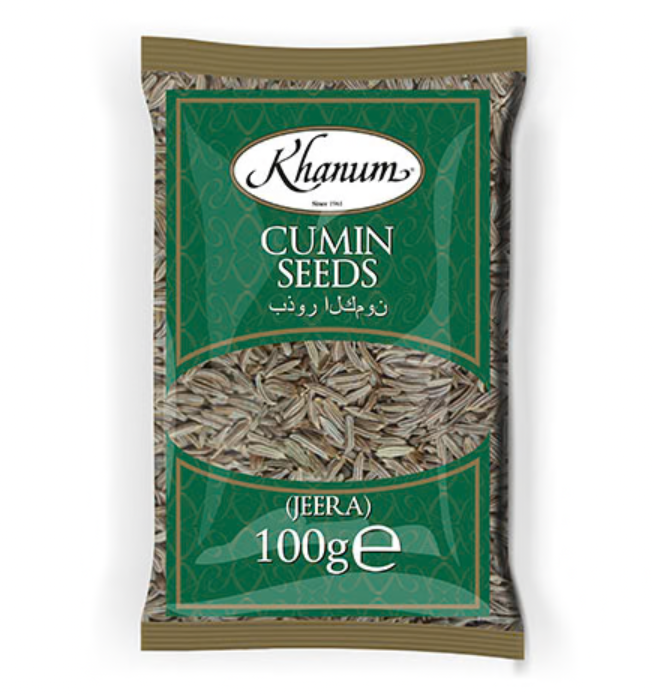 Khanum Cumin Seeds (Jeera) 100g