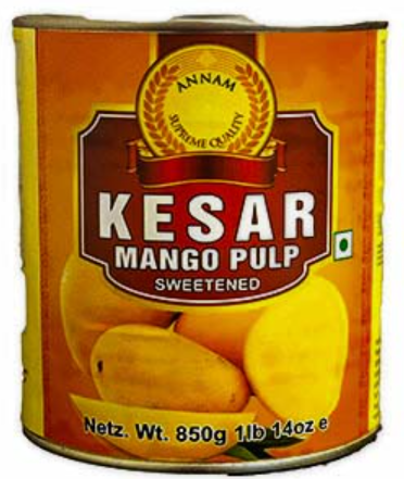 Kesar Mango pulp 850 gm