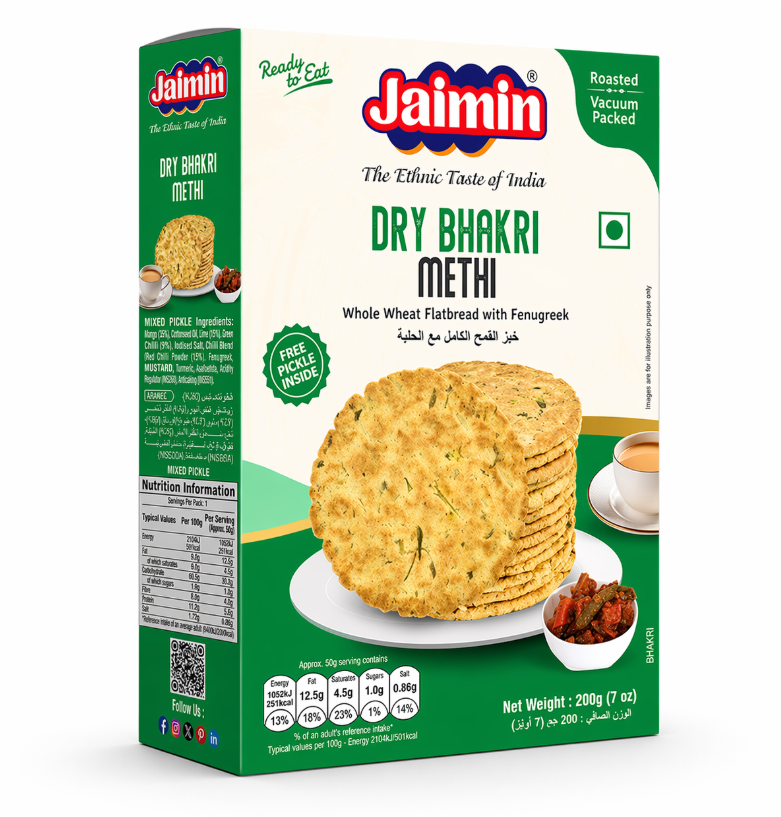 Jaimin Dry Methi Bhakri 200g