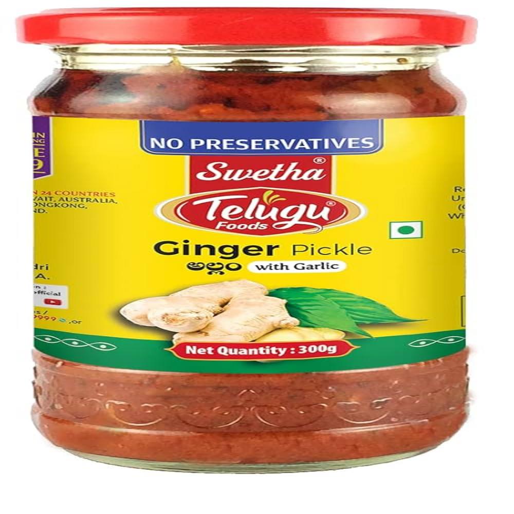 Telugu Foods ginger pickle 300g