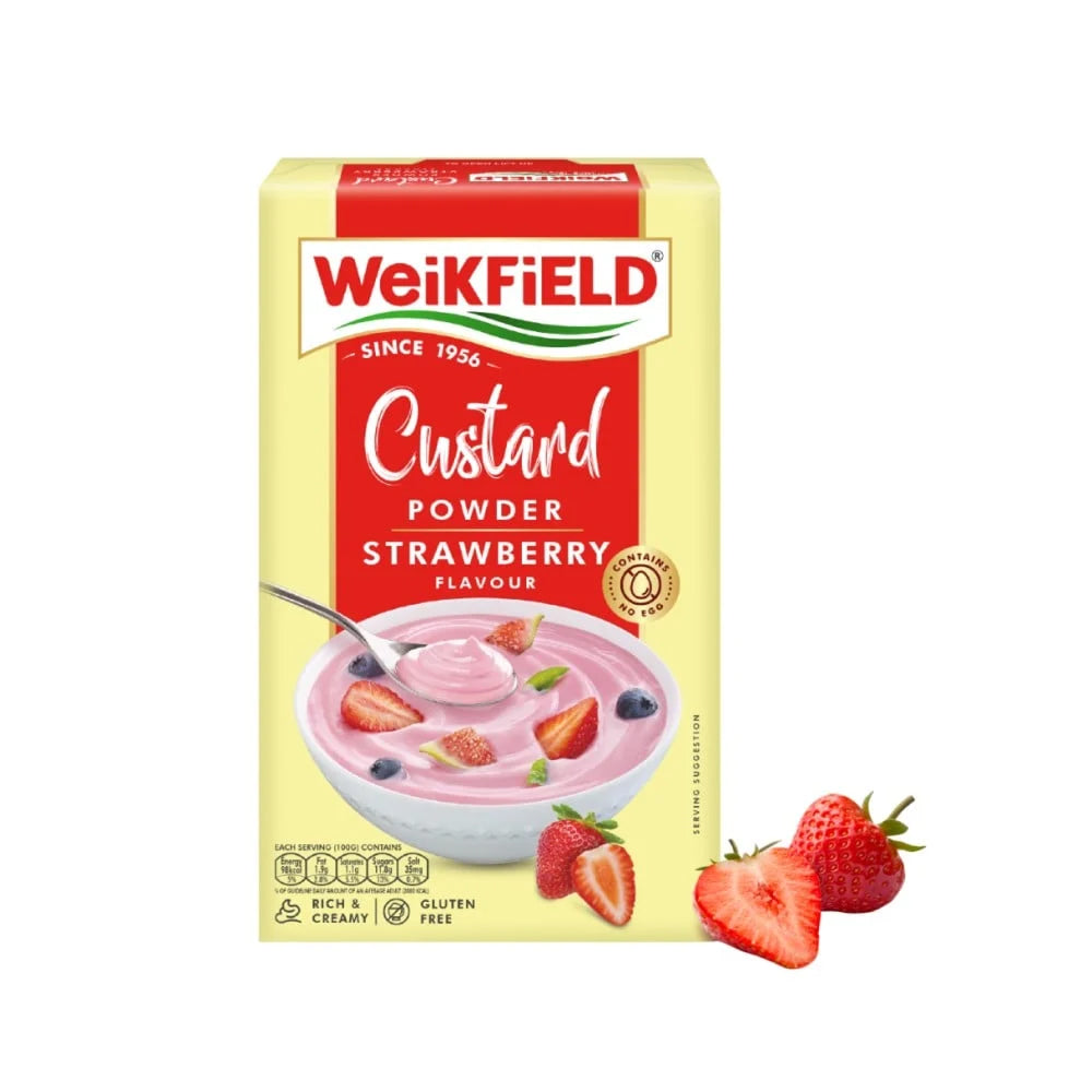 Weikfield Strawberry Custard Powder 300g