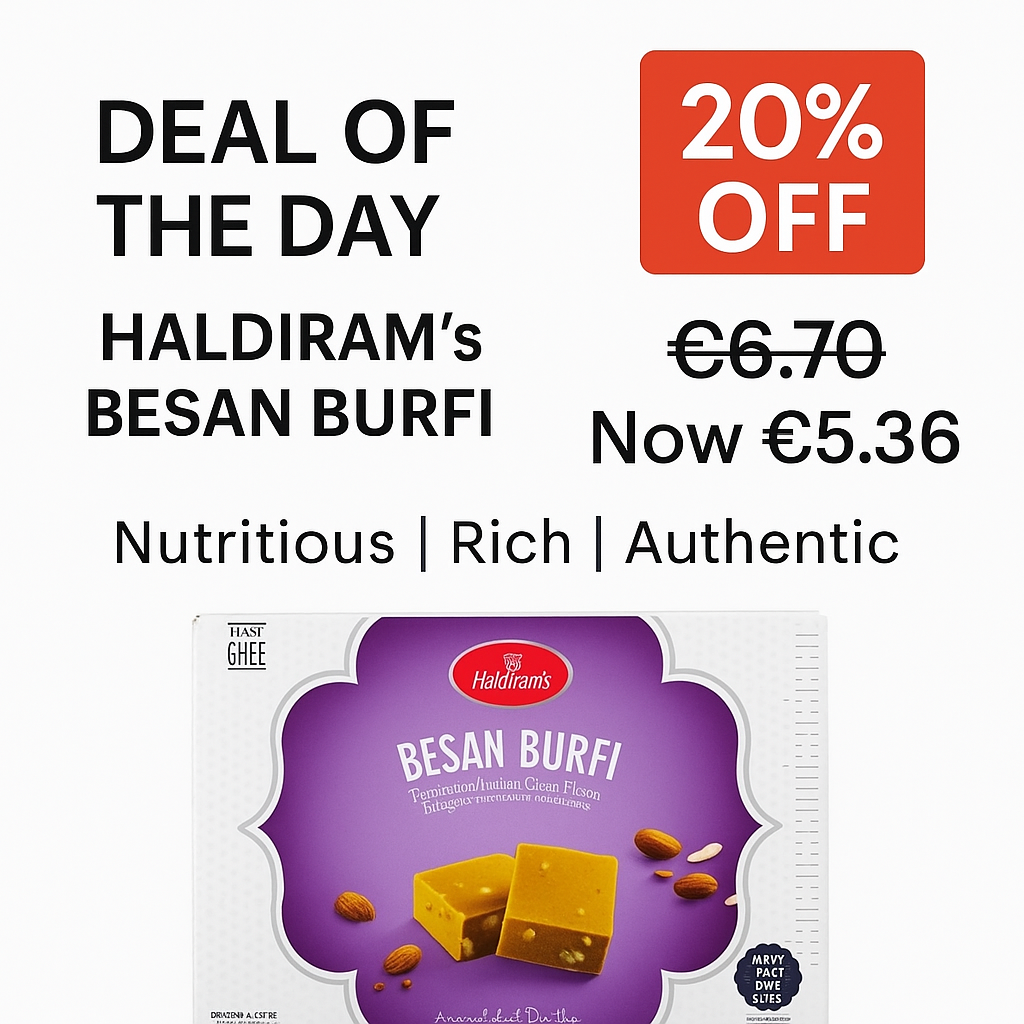 Haldiram's Besan Barfi 20% off
