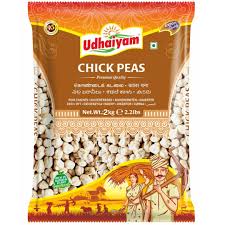 Udhaiyam White Chickpeas Big size- 2kg