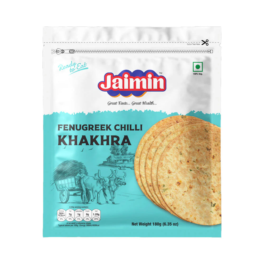 Jaimin Fenugreek Chilli Khakhra 180g