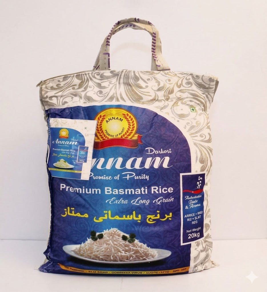 Annam darbari Basmati Extra long Rice 20 kg