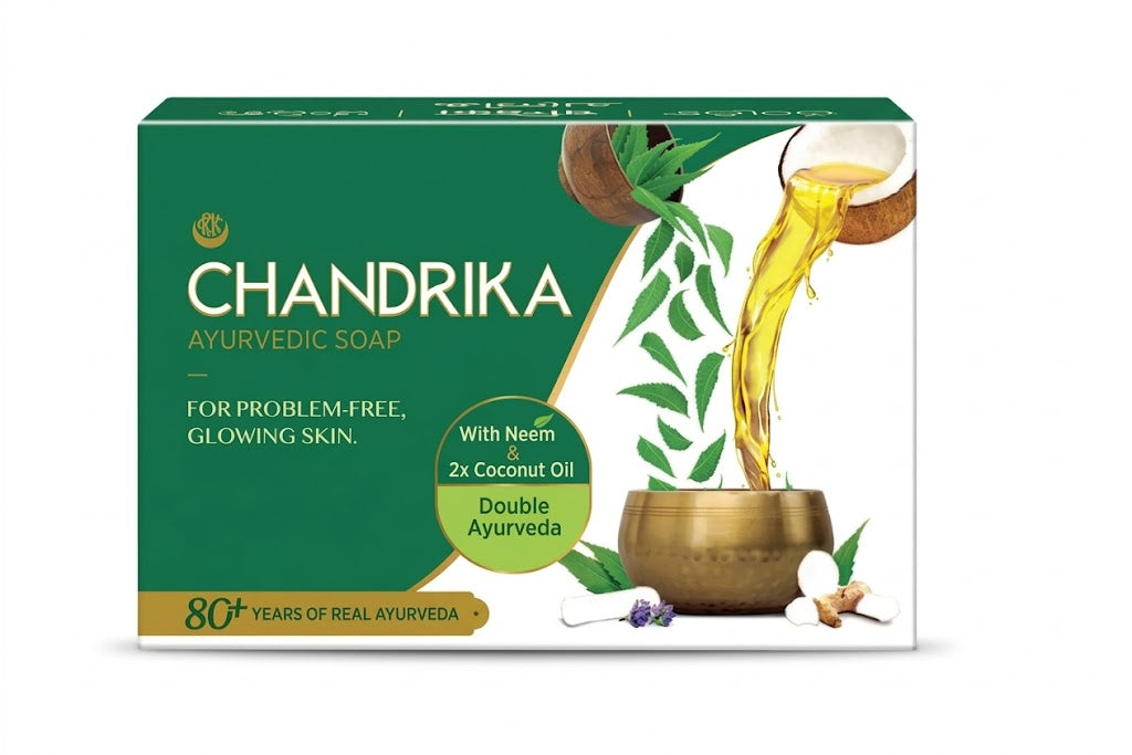 Chandrika Ayurvedic Soap 75g