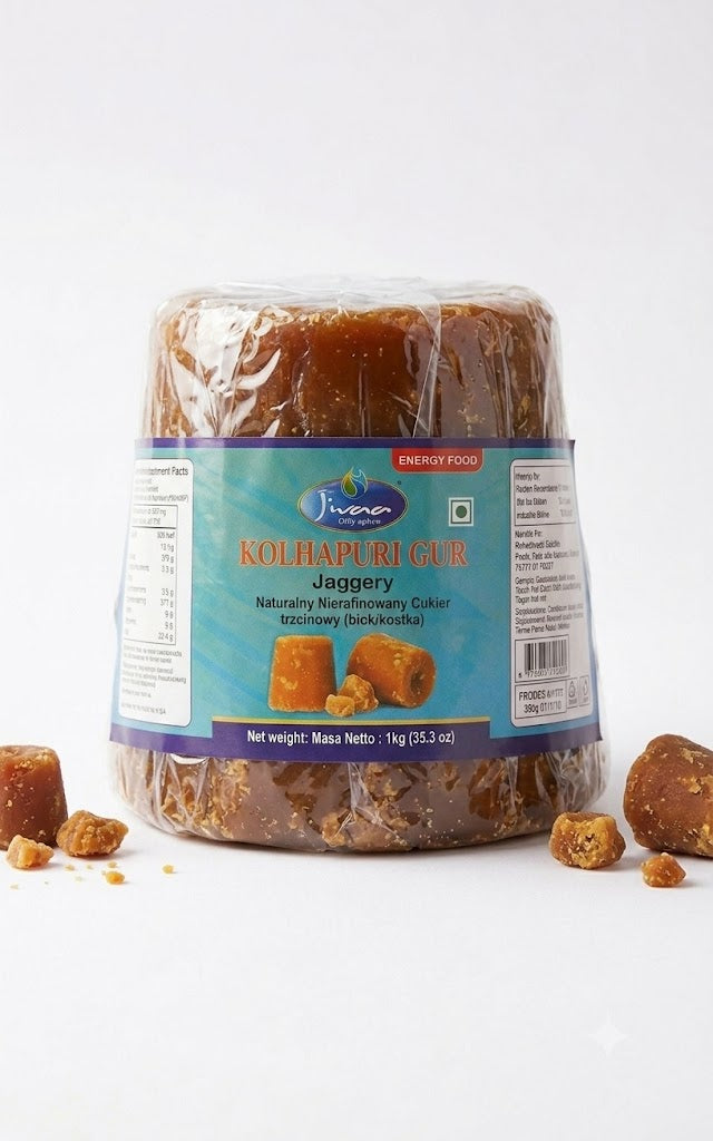 Jivaa Kolhapuri Gur Jaggery 1kg