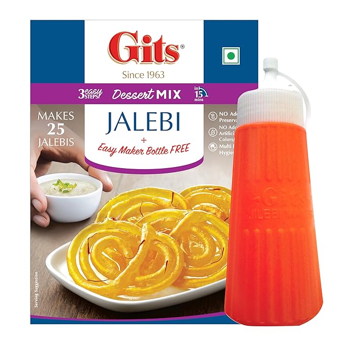 Gits Jalebi Mix with Maker 100gm