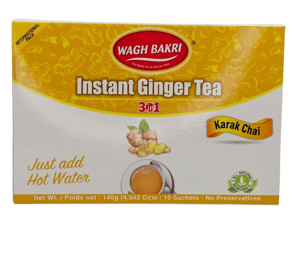 Wagh Bakri Instant Ginger Tea Premix (140g)
