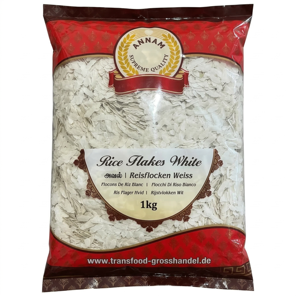 Annam White Rice Flakes 1kg