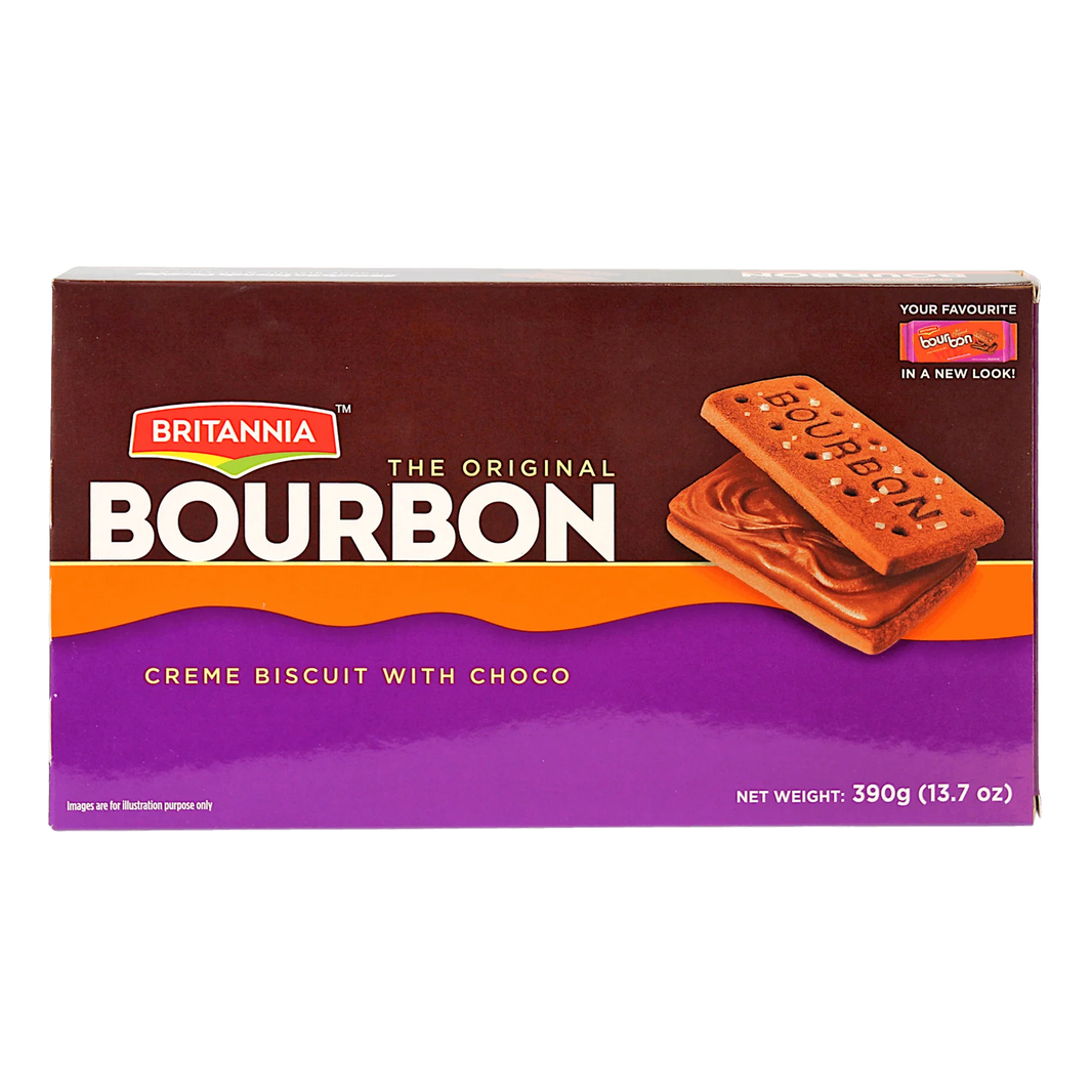 BRITANNIA Bourbon Cream Biscuit 390g