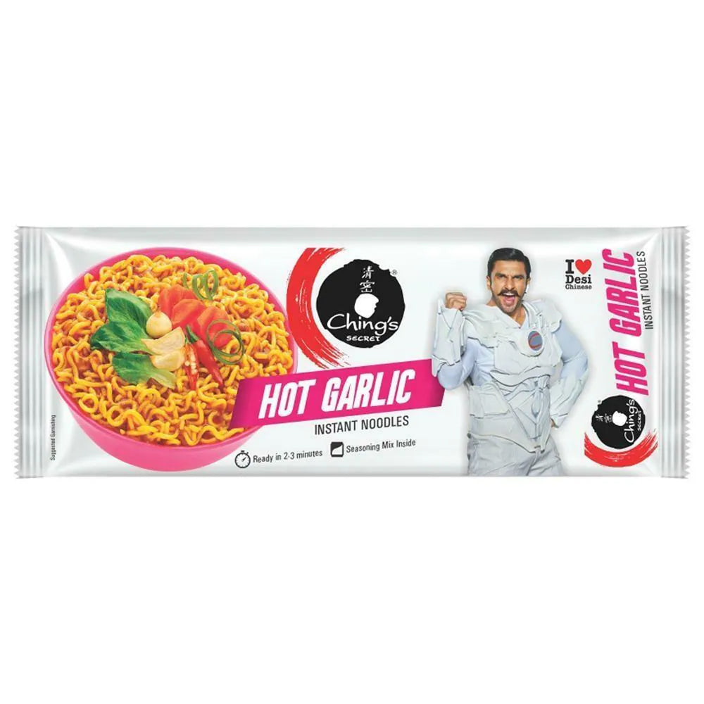 Chings Hot Garlic Noodles 240g