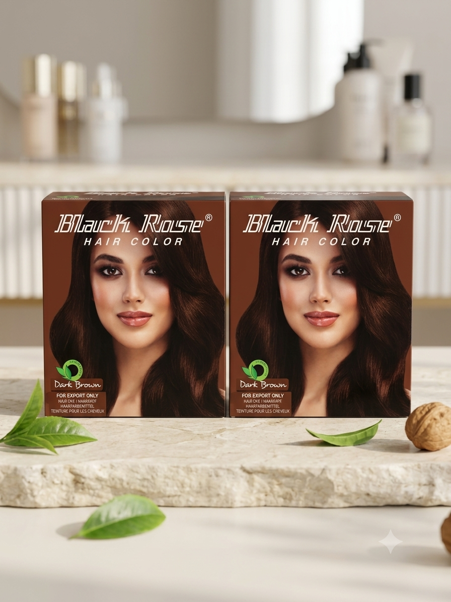 Black Rose Hair Color Dark Brown (50g)