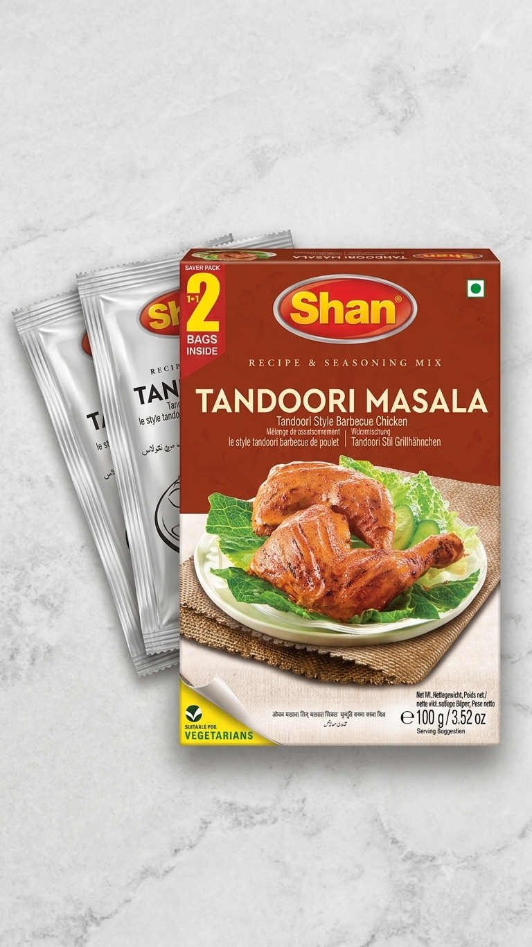 Shan Tandoori Masala Double Pack 100g