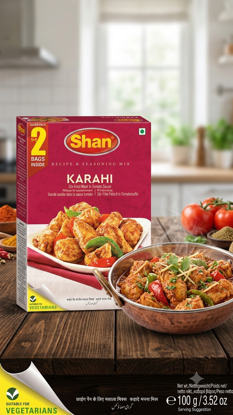 Shan Karahi Double Pack 100g