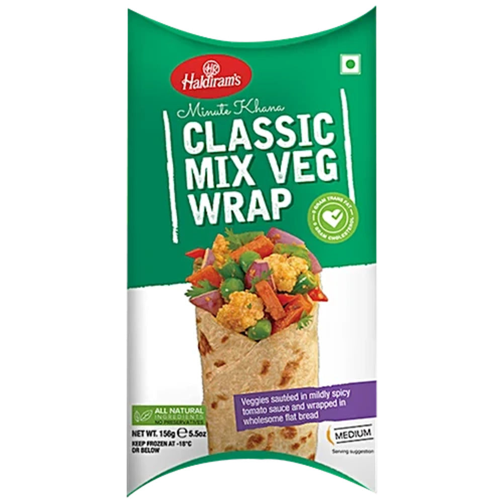 Haldiram Classic Mix Veg Wrap 156g