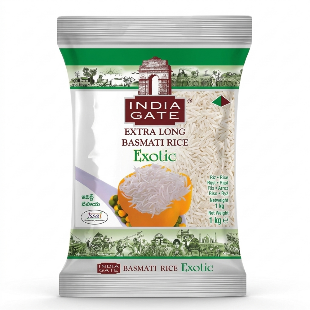 India Gate Exotic Basmati Rice 1kg