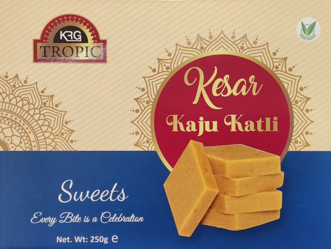 KRG Kesar Kaju Katli 250g