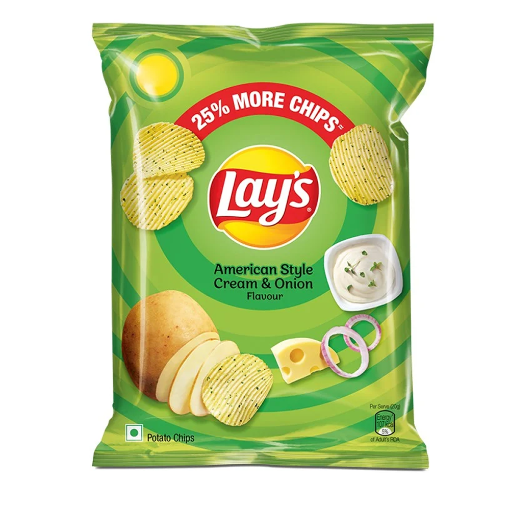 Lays cream and onion