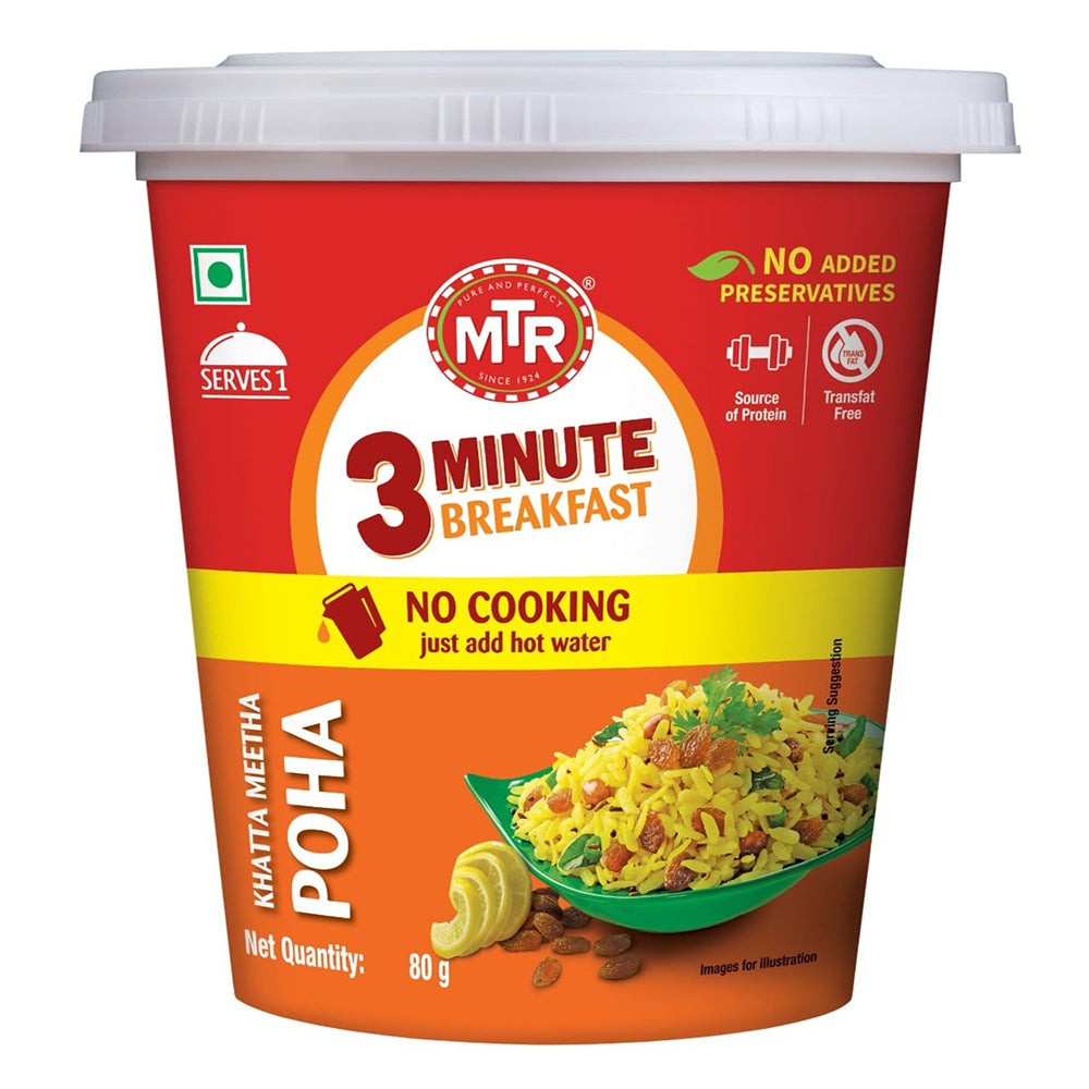 MTR Inst Regular Poha Cuppa 80g
