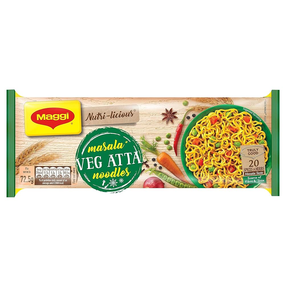 Maggi Veg-Atta Noodles 4pc 290g
