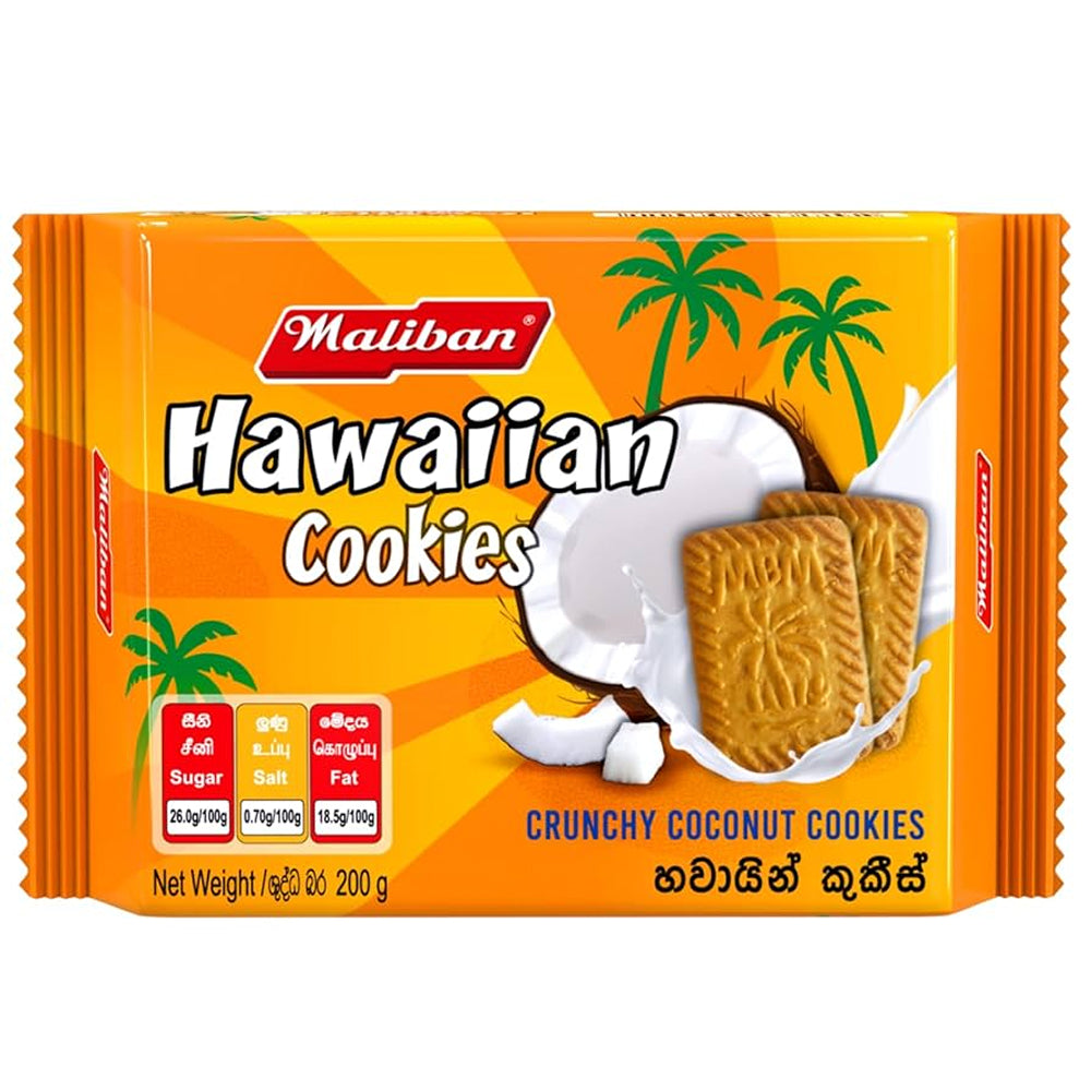 Maliban Hawaiian Cookies 200g