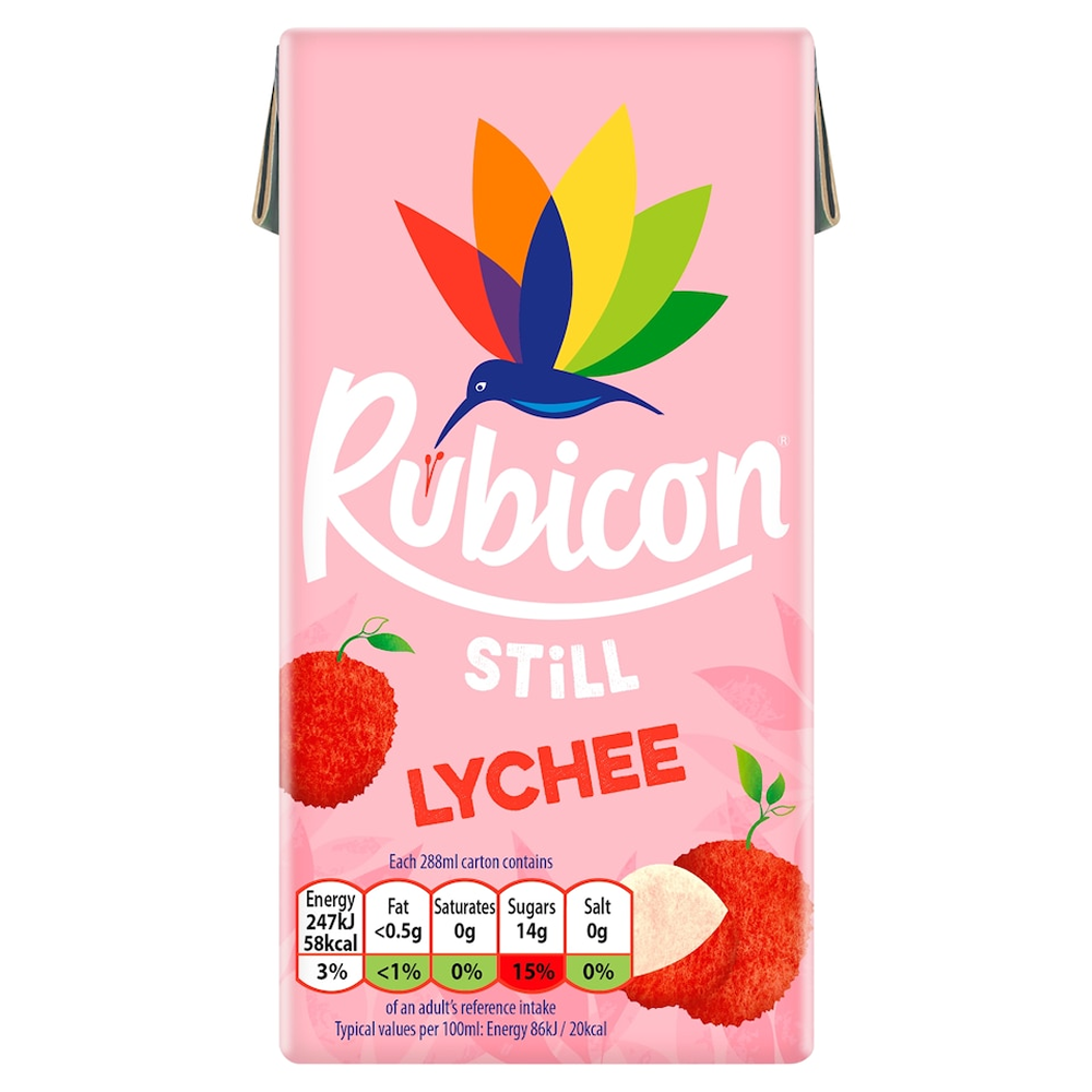 Rubicon Still Lychee 288ml